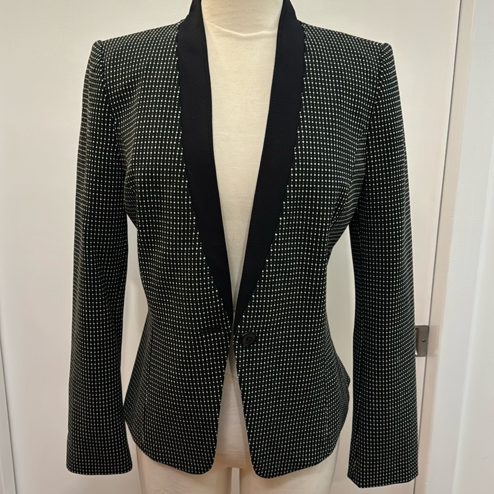 NWT White House black market polka dot blazer sz 4